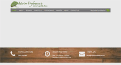 Desktop Screenshot of interiorpreference.com